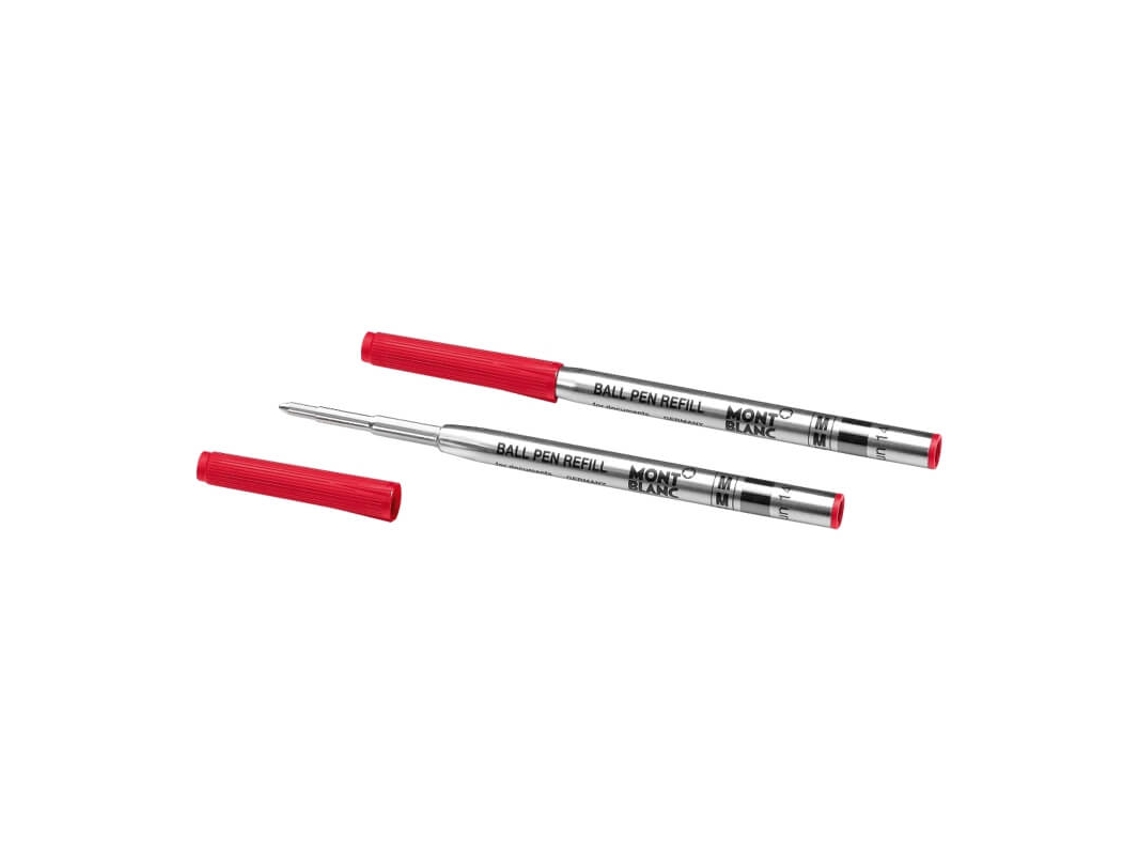 Paquete de 2 recambios para bolígrafo Montblanc Modena Red (m)