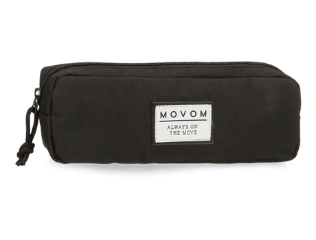 MOVOM Estuche Escolar Poliéster Always On The Move Negro