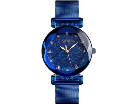 VEANXIN Relojes de pulsera de acero resistentes al agua estilo mujer-Plata