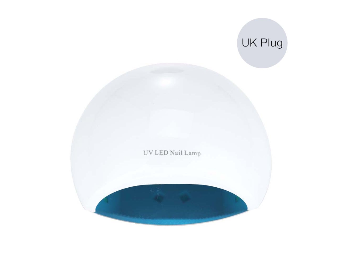 Lámpara secadora de uñas LED de 36 W, máquina de esmalte en gel, herramienta de manicura blanca