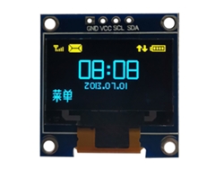 Baoj-módulo De Display Oled I2c Iic De 0 96 Polegadas