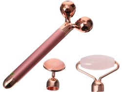 Rouleau De Jade Rostro Électrique Naturel Taille Moyenne Massage Anti, Âge Peau Éclatante Soins B...