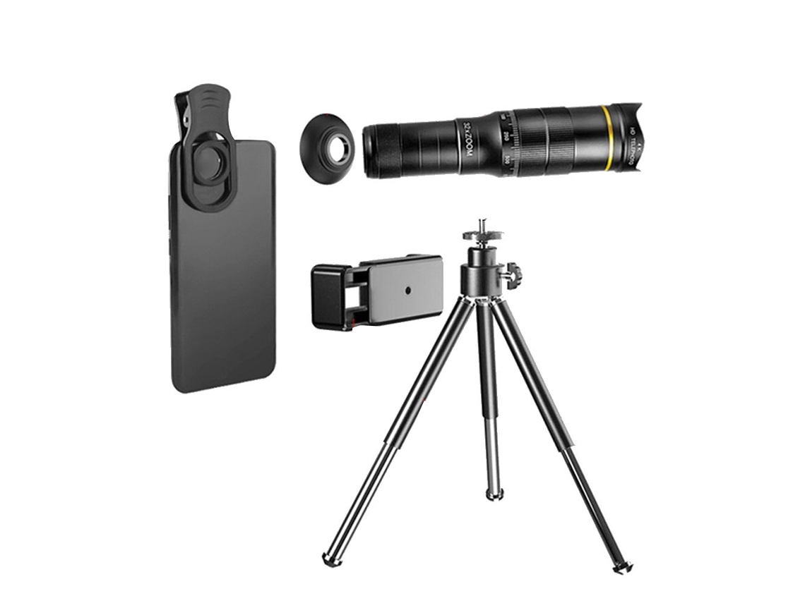 Lente macro con zoom para iPhone 11 Pro Max, 32x Mdug