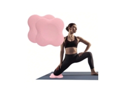 Rodilleras antideslizantes para ejercicios de Pilates y Yoga Mdug (rosa)