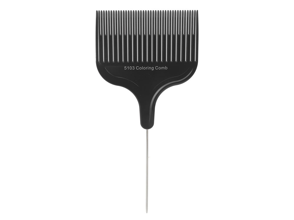 Peine Para Teñir El Cabello Profesional Con Aguja De Acero Y Cola Afilada Para Mechones Y Mechitas
