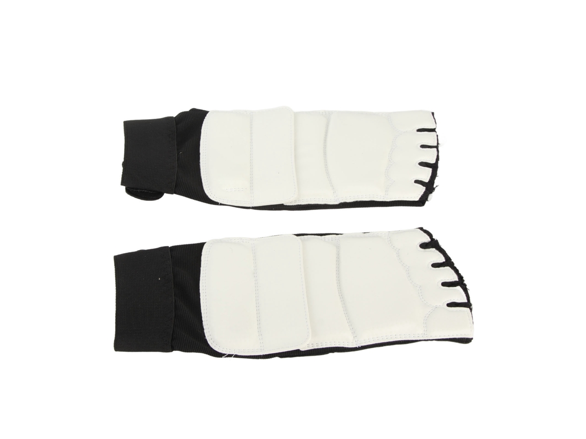 Protectores de pies para karate, taekwondo, boxeo, kickboxing, entrenamiento y competición (par mediano)