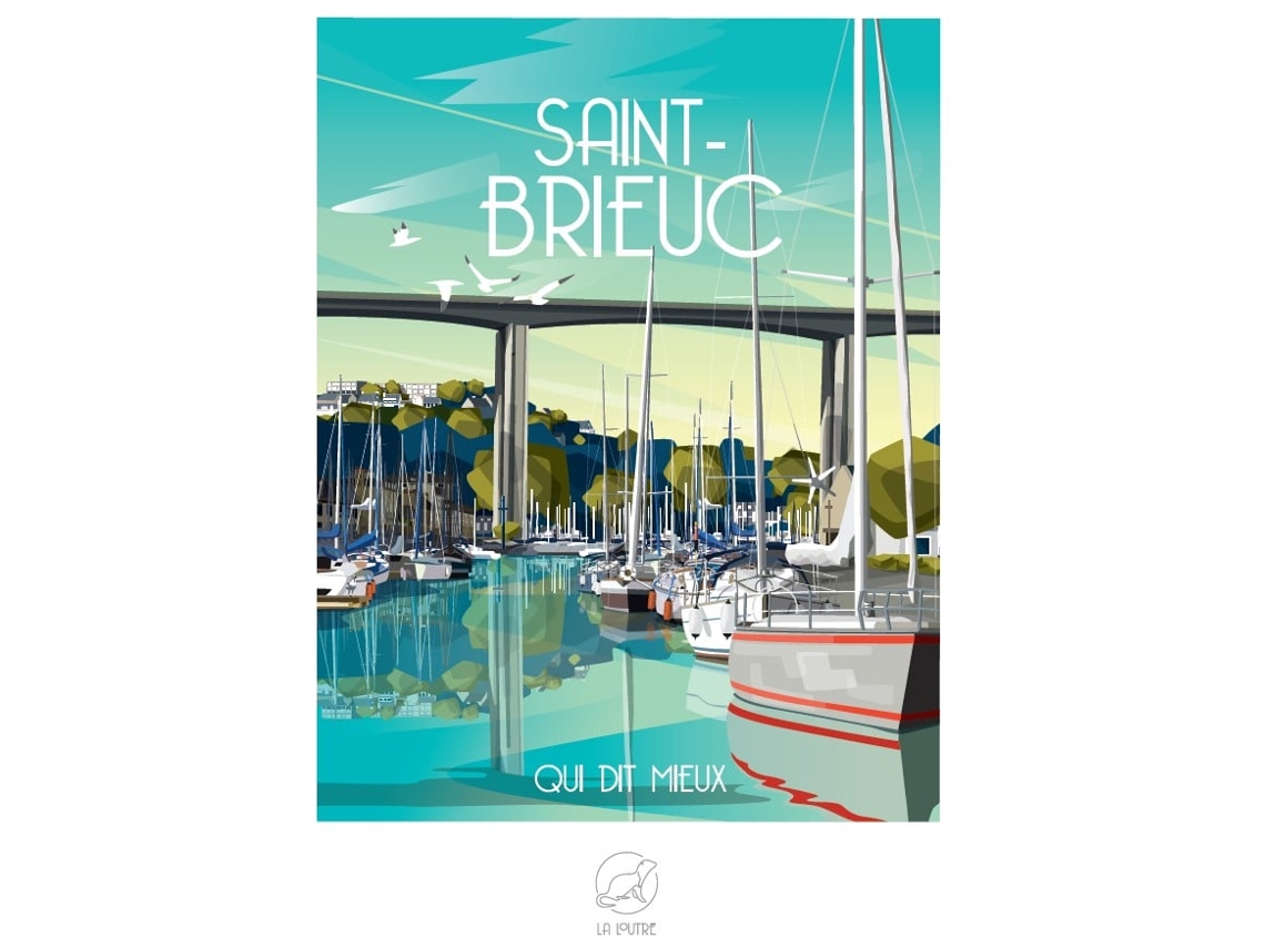 La Loutre Saint Brieuc Rompecabezas de 1000 piezas La Loutre Puzzles