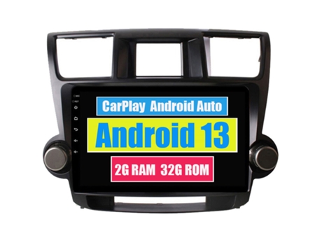 Autoradio Multimedia ROVERONE para Toyota Highlander 2 XU40 2007 - 2013 CarPlay Android Coche Radio Bluetooth Navegación