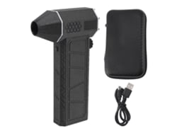 Soplador de chorro seco con ventilador turbo de alta velocidad, potente motor sin escobillas, mini soplador de chorro de mano para limpieza de automóviles y camping.