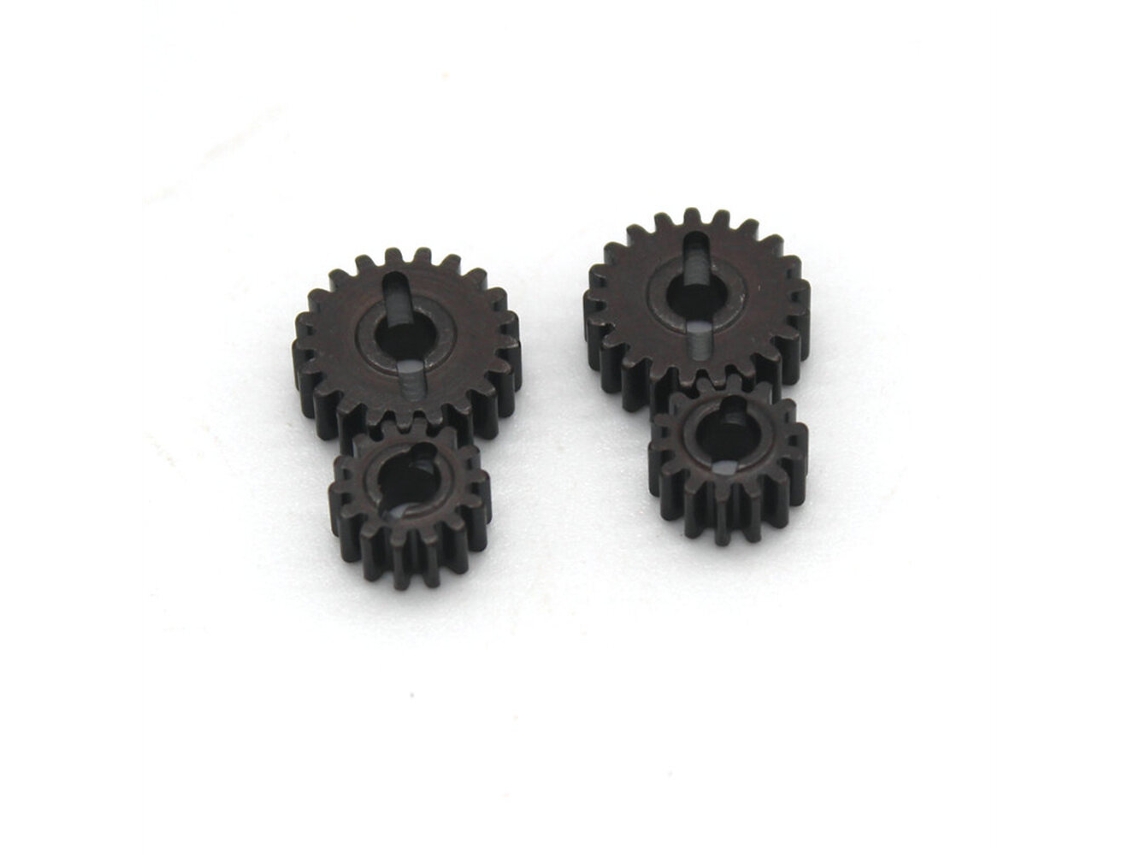 2 Juego De Engranajes Metálicos Mejorados Para Fms Fcx24 12401 Power Wagon 1/24 Vehículos Rc Piezas De Repuesto Moels