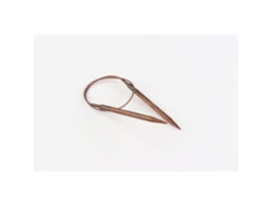 Agujas circulares fijas Knit Pro Ebony 80 cm 3,25 mm