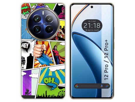 Funda Diseño Comic para Realme 12 Pro 5G / 12 Pro Plus 5G TUMUNDOSMARTPHONE Multicolor