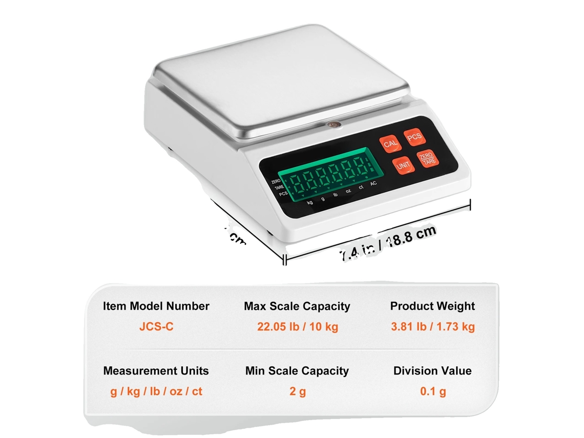 Báscula contadora digital, pantalla LED, pesaje industrial OEM