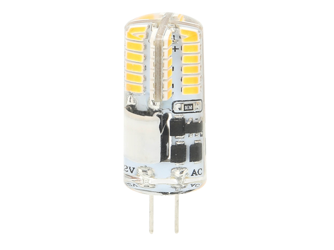 2026-bombilla Led G4 48led 3w 300lm Base De Pin Doble No Regulable Para Candelabro Ac Dc 12v Blanco Frío 6000-6500k