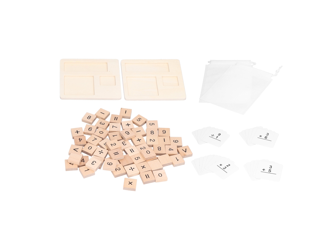 Dan26-puzzles Numéricos De Madera Para Niños Juguetes Educativos De Aprendizaje Temprano De Matemáticas Para Niños Y Niñas