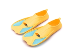Aletas de natación para niños - Amarillo - Verde claro - Xxxxs 30 31