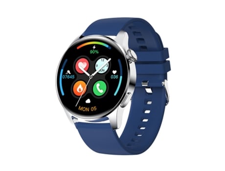 Smartwatch CHRONUS Pantalla curva de 1,28'' Autonomía de la batería de 15 días Azul