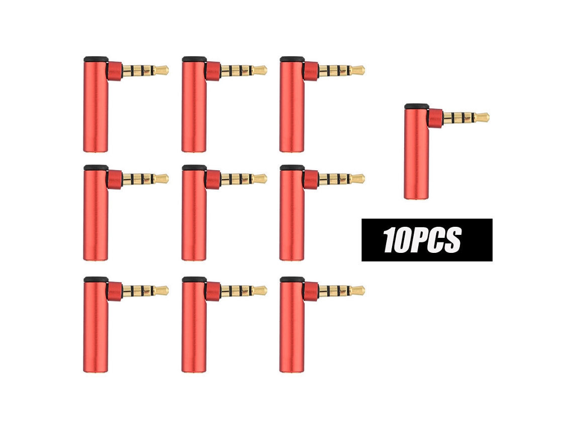 Conector De Adaptador (conversión De Estándar De Micrófono Ctia-omtp En Forma De L De 90 Grados)