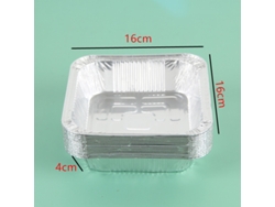 Bandeja de Papel Alumínio para Air Fryer 16Cm50 Un 