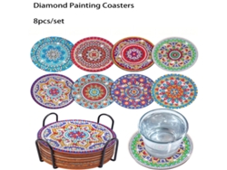 Almohadillas De Aislamiento Térmico Acrílico Para Pintura De Diamantes (con Soporte De Hierro), 8 Unidades Siurn