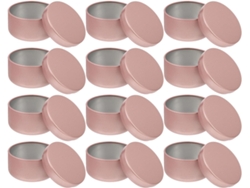 Juego De 12 Latas Metálicas Para Velas De 50 Ml (53 X 37 Mm), Aluminio Mate, Ideales Para La Elaboración De Velas.