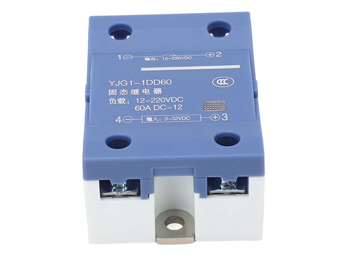 Relé Estático Monofásico De 60 A, Entrada Cc De 3-32 V, Salida Cc De 12 V, Relé De Estado Sólido (ssr) Para Maquinaria Y Equipos.