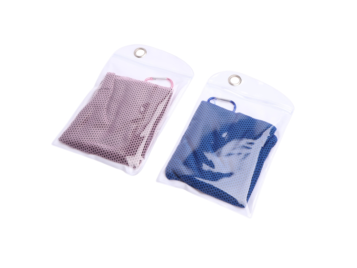 2 Toallas Para Actividades Al Aire Libre (azul Rosa)