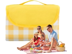 Manta De Exterior Impermeable Plegable A Prueba Arena Y Antideslizante Con Asa 150x198 Cm Para Jard N Patio Vacaciones