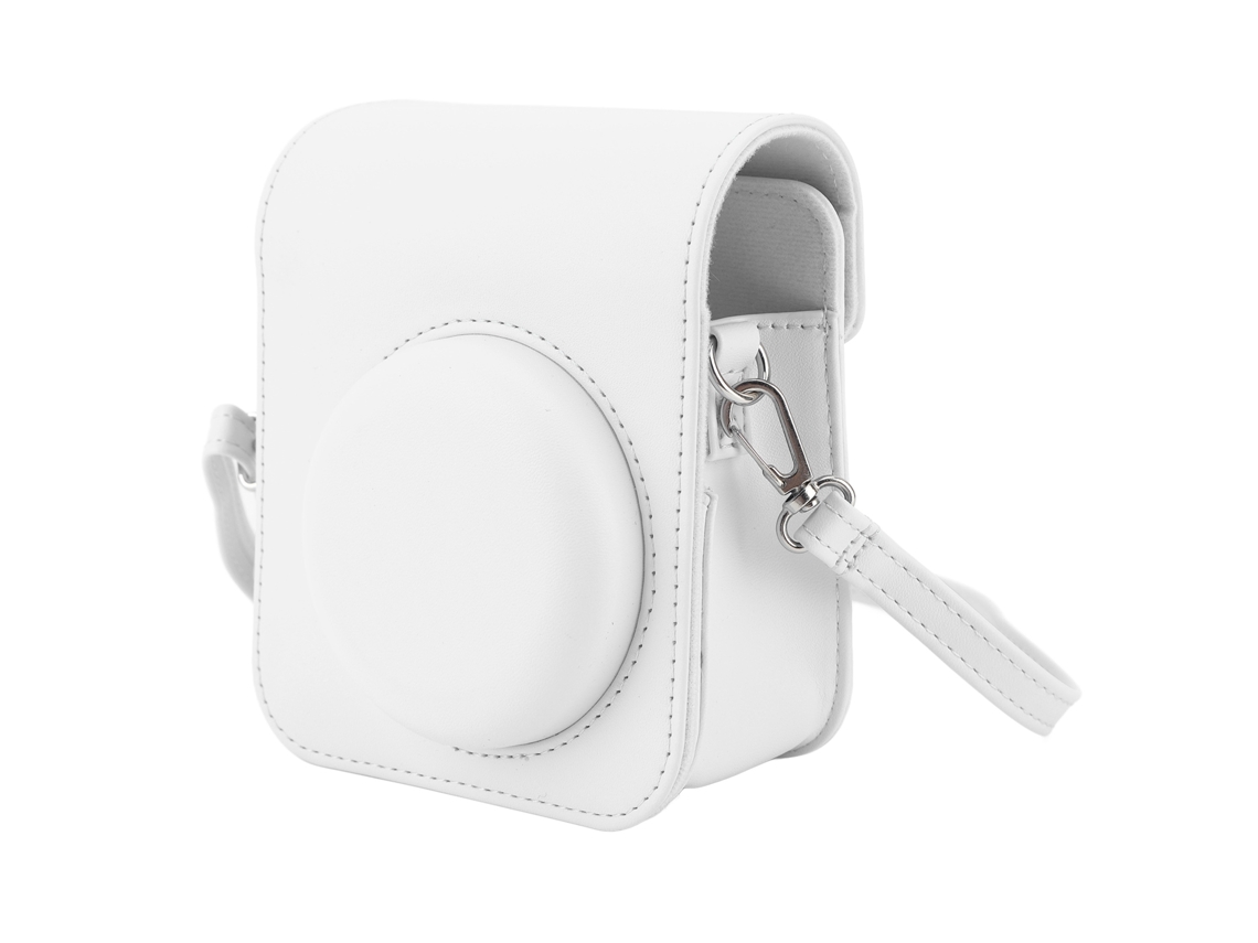 Mochila para cámara instantánea Fujifilm Instax Mini 12, bolsa de PU con correa ajustable