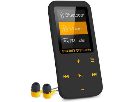 Lector MP4 ENERGY SISTEM 44722 (16 GB - Autonomia 15h - Ambar)
