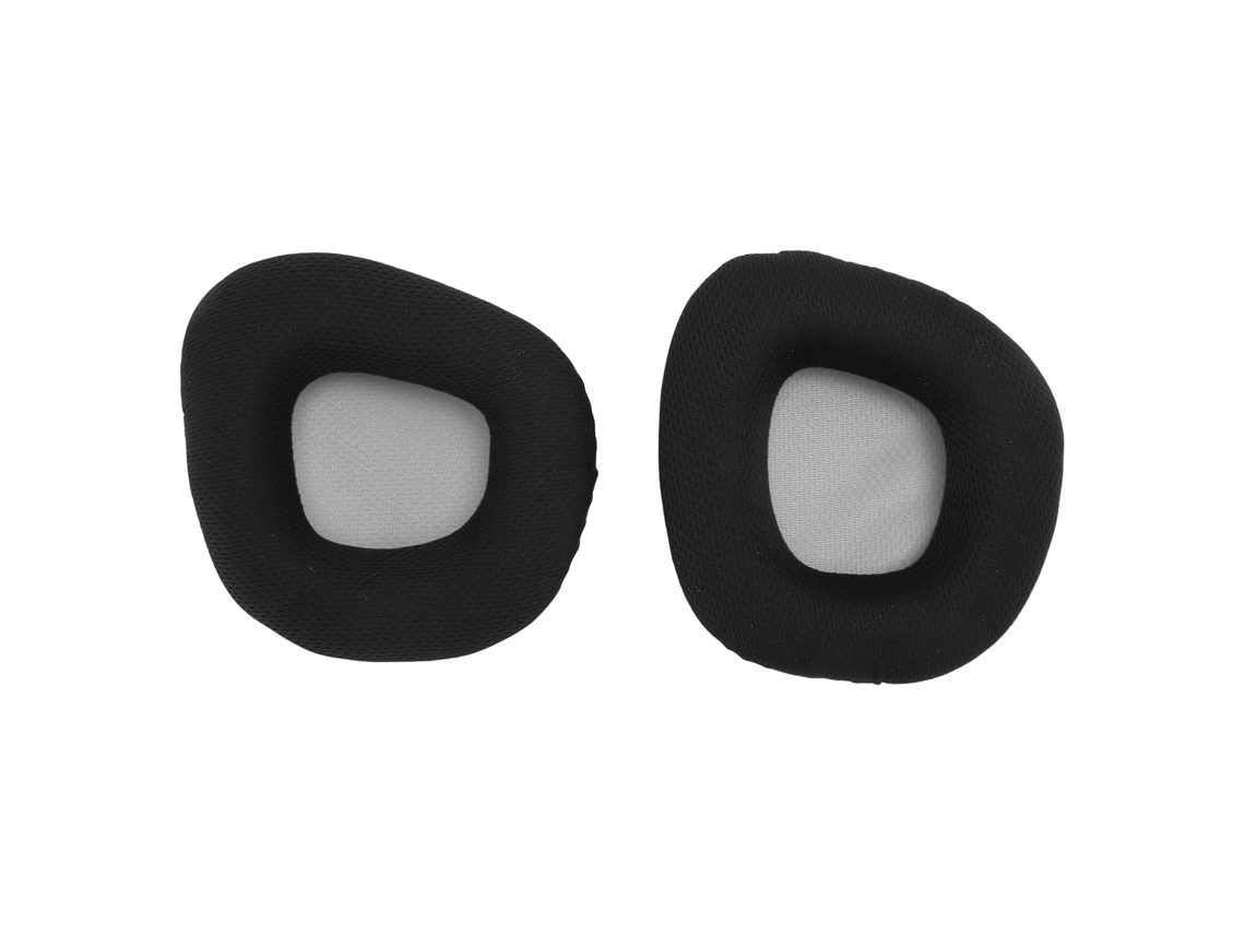 2 Almohadillas De Repuesto Para Auriculares, De Malla De Piel Proteica, Para Corsair Void Wireless Pro Usb (grises).