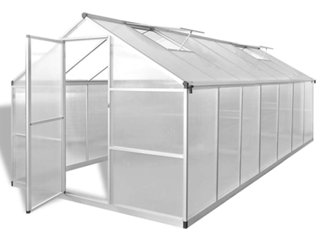 Invernadero VIDAXL de Aluminio Reforzado 10,53 m²