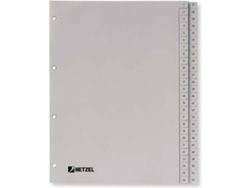 Separador REXEL 721308 Gris (A4 - Polipropileno)