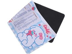 Alfombrilla de ratón antideslizante de una pieza con un adorable soporte ergonómico y estampado de perro fresa - Gokoco