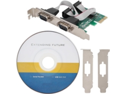 Tarjeta De Expansión Adaptadora Serie Rs232 De 2 Puertos Pci-e Mtlavish St316