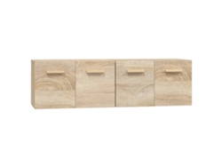 Maison Exclusive - Armarios De Pared 2 Uds Contrachapada Roble Sonoma 60x36,5x35cm