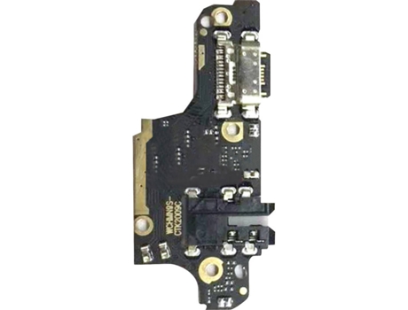 Módulo puerto cargador CLAPPIO Negro para Xiaomi Redmi Note 9S