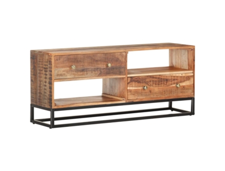 Mueble para la televisión VIDAXL Marrón Madera de acacia (120x30x50 cm)