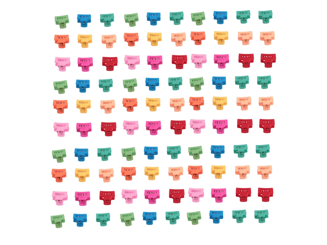 100 Pinzas Pequeñas Rectangulares Antideslizantes De Color Mate Para Cabello Fino O Grueso Para Mujeres Y Niñas.