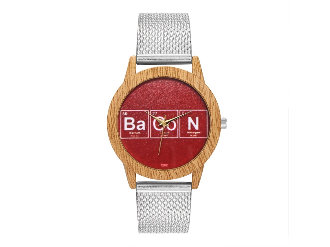 Reloj De Pulsera Unisex Zhoulianfa De Mezcla De Cuero, Cuarzo Plateado Con Diseño Especial.