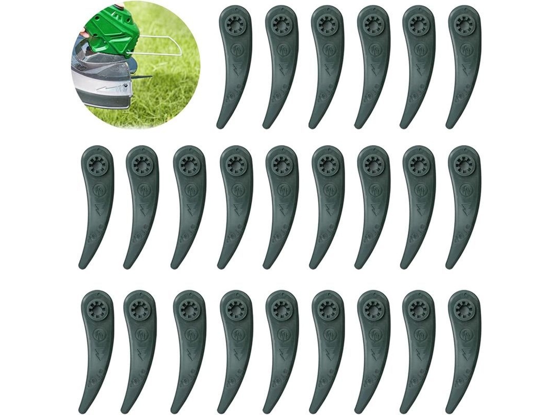 2026-36430-cuchillas De Repuesto Para Bordeador Bosch Durablade - Paquete De 24 - Plástico Abs - 8.4x2.3x0.2 Cm