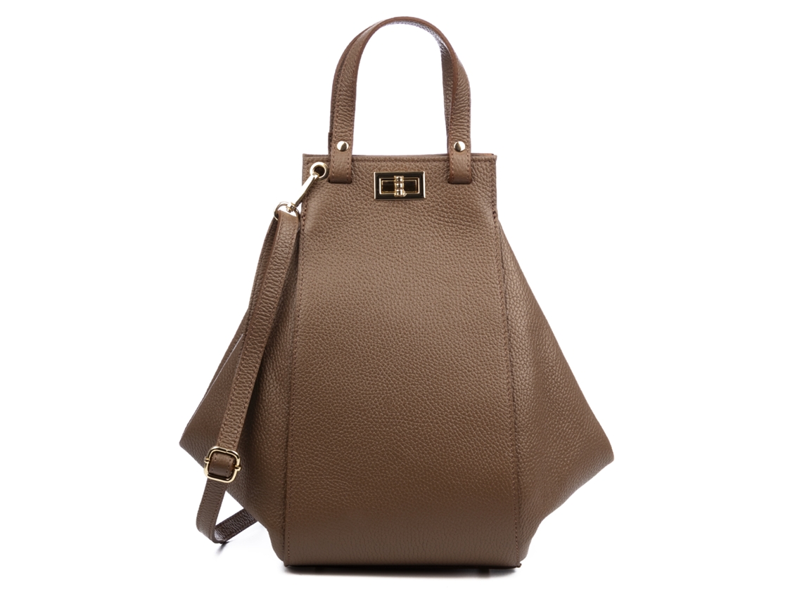 Giusta Bolso De Hombro Mujer. Piel Auténtica Dollaro.
