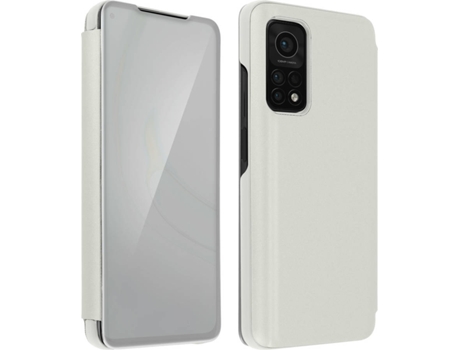 Funda Xiaomi Mi 10T/10T Pro AVIZAR Espejo Translúcido Plateado