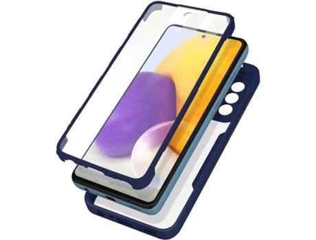 Carcasa Samsung Galaxy A72 AVIZAR Protección 360° Azul