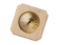 Higrotermógrafo De Madera Para Sauna - Montaje En Pared, Temperatura De Alta Humedad Del Aire