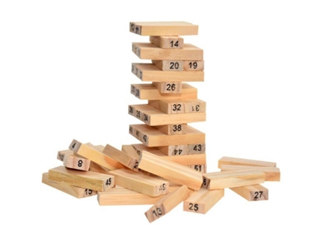 Novela Creativa Digital de Madera, Bloque de Construcción Jenga A