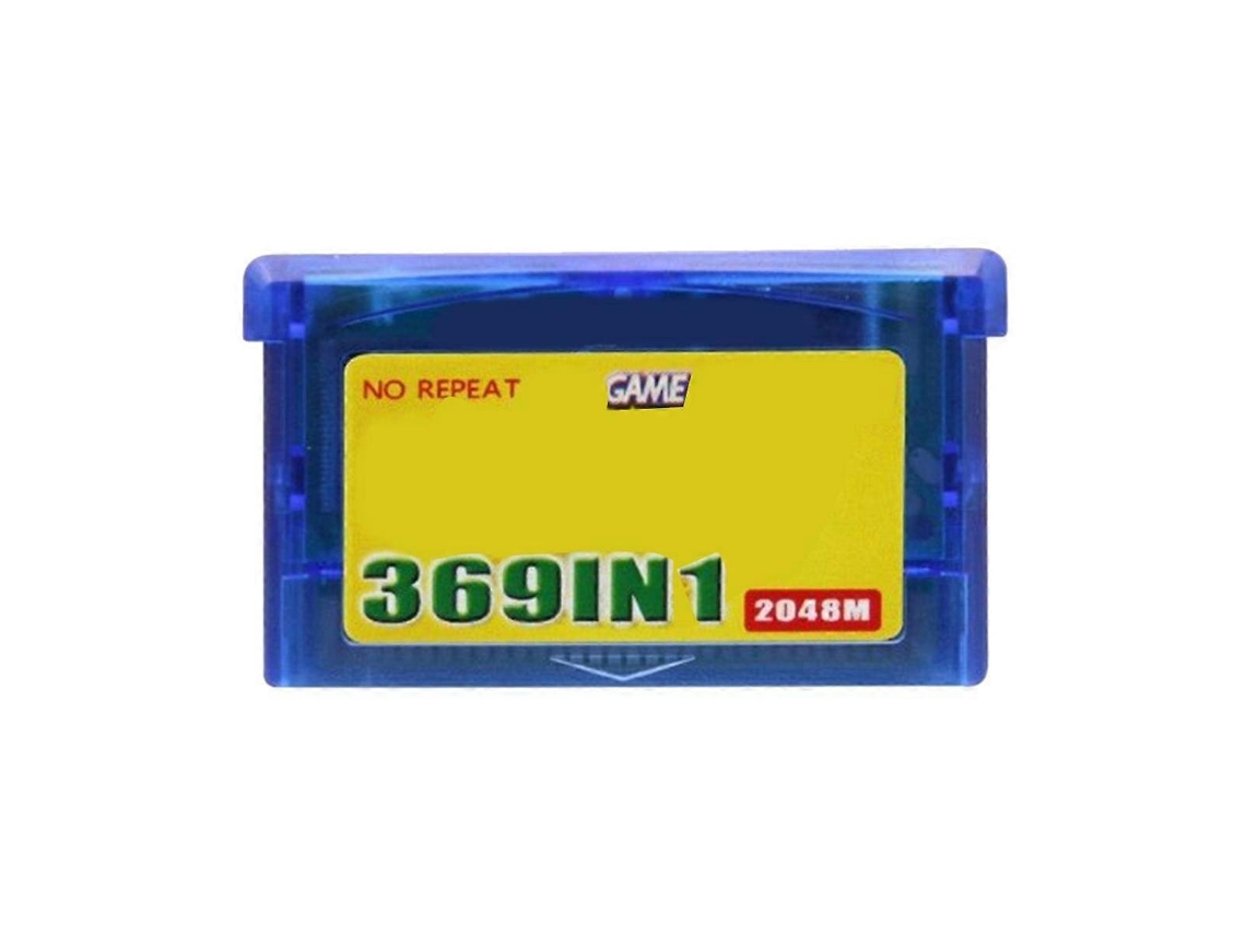 Juego 369 En 1 Para Tarjeta De Consola De Videojuegos Avanzada Tarjeta Combinada En Inglés
