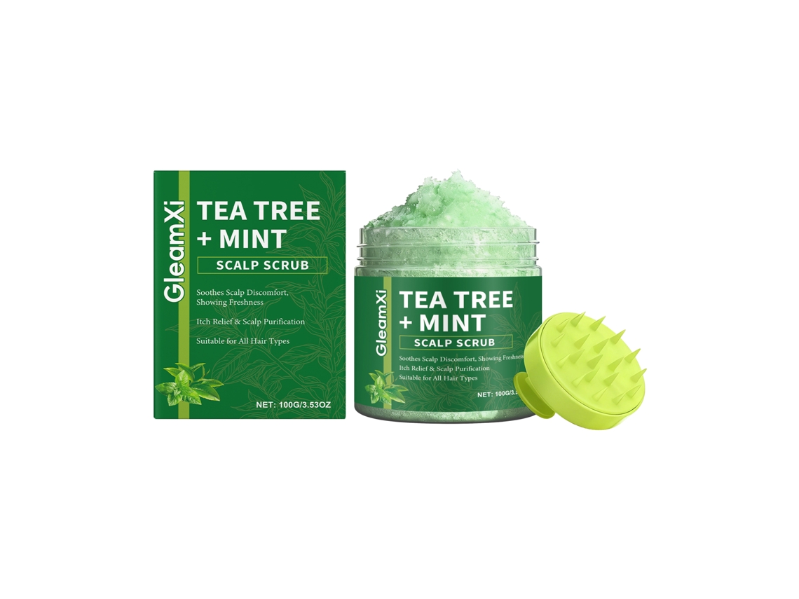 Exfoliante capilar de árbol de té para un cabello sano