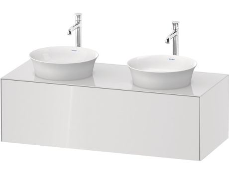 DURAVIT Tulip blanco, mueble de pared, ancho 1300 x fondo 550mm, con 1x extraíble, con tecnología tip-on, WT4978B