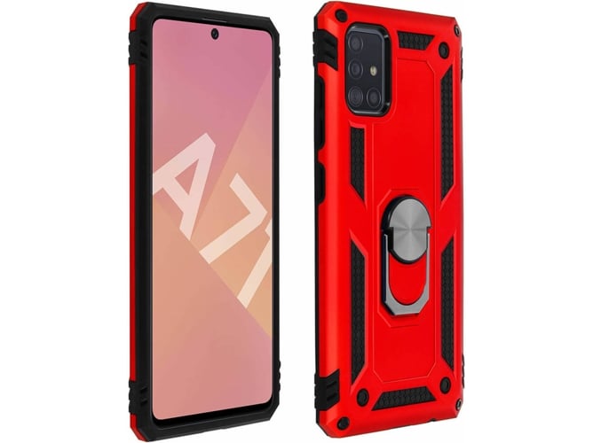 Carcasa Samsung Galaxy A71 AVIZAR Anillo Rojo
